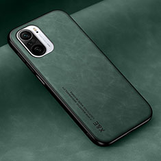 Handyhülle Hülle Luxus Leder Schutzhülle DY2 für Xiaomi Poco F3 5G Grün