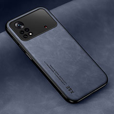 Handyhülle Hülle Luxus Leder Schutzhülle DY2 für Xiaomi Redmi Note 11E Pro 5G Blau