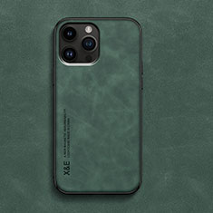 Handyhülle Hülle Luxus Leder Schutzhülle DY3 für Apple iPhone 13 Pro Grün