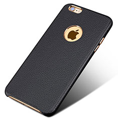 Handyhülle Hülle Luxus Leder Schutzhülle für Apple iPhone 6 Schwarz