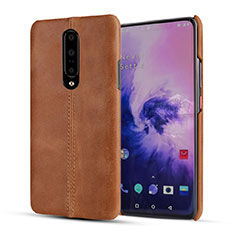 Handyhülle Hülle Luxus Leder Schutzhülle für OnePlus 7 Pro Orange