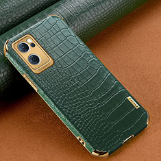 Handyhülle Hülle Luxus Leder Schutzhülle für Oppo Find X5 Lite 5G Grün