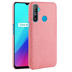 Handyhülle Hülle Luxus Leder Schutzhülle für Realme C3 Rosa