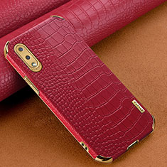 Handyhülle Hülle Luxus Leder Schutzhülle für Samsung Galaxy A02 Rot