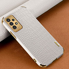 Handyhülle Hülle Luxus Leder Schutzhülle für Samsung Galaxy A13 4G Weiß