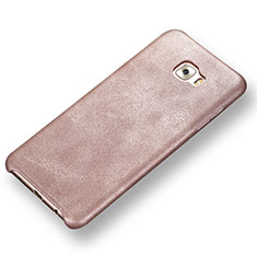 Handyhülle Hülle Luxus Leder Schutzhülle für Samsung Galaxy C5 Pro C5010 Rosegold