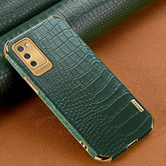 Handyhülle Hülle Luxus Leder Schutzhülle für Samsung Galaxy F02S SM-E025F Grün