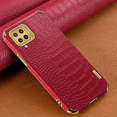 Handyhülle Hülle Luxus Leder Schutzhülle für Samsung Galaxy M32 4G Rot
