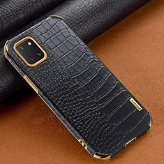Handyhülle Hülle Luxus Leder Schutzhülle für Samsung Galaxy Note 10 Lite Schwarz