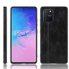 Handyhülle Hülle Luxus Leder Schutzhülle für Samsung Galaxy S10 Lite Schwarz