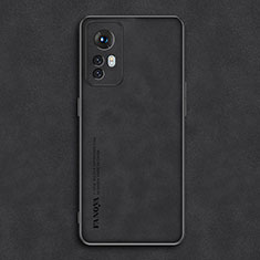 Handyhülle Hülle Luxus Leder Schutzhülle für Xiaomi Mi 12 5G Schwarz