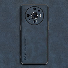 Handyhülle Hülle Luxus Leder Schutzhülle für Xiaomi Mi 12S Ultra 5G Blau