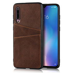 Handyhülle Hülle Luxus Leder Schutzhülle für Xiaomi Mi 9 Lite Braun