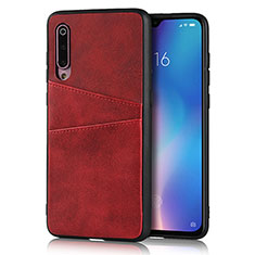 Handyhülle Hülle Luxus Leder Schutzhülle für Xiaomi Mi 9 Lite Rot