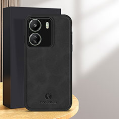 Handyhülle Hülle Luxus Leder Schutzhülle für Xiaomi Poco C65 Schwarz