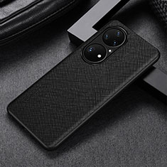 Handyhülle Hülle Luxus Leder Schutzhülle GS1 für Huawei P50 Pro Schwarz