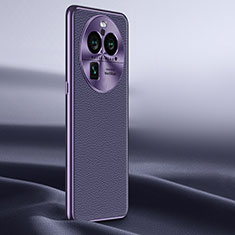 Handyhülle Hülle Luxus Leder Schutzhülle GS1 für Oppo Find X6 5G Violett