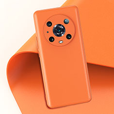 Handyhülle Hülle Luxus Leder Schutzhülle GS2 für Huawei Honor Magic4 Pro 5G Orange