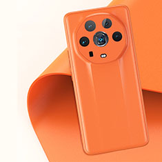 Handyhülle Hülle Luxus Leder Schutzhülle GS2 für Huawei Honor Magic4 Ultimate 5G Orange