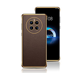 Handyhülle Hülle Luxus Leder Schutzhülle GS2 für Huawei Mate 50 Braun