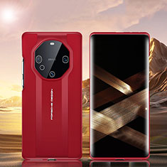 Handyhülle Hülle Luxus Leder Schutzhülle GS2 für Huawei Mate 60 Pro Rot