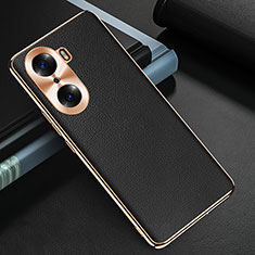 Handyhülle Hülle Luxus Leder Schutzhülle GS3 für Huawei Honor 60 Pro 5G Schwarz