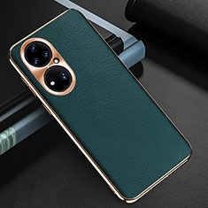 Handyhülle Hülle Luxus Leder Schutzhülle GS3 für Huawei P50 Pro Grün