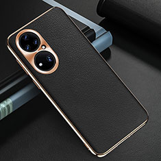 Handyhülle Hülle Luxus Leder Schutzhülle GS3 für Huawei P50 Pro Schwarz