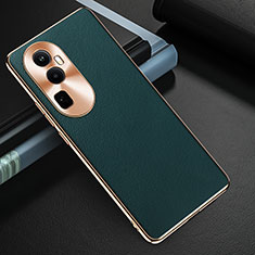 Handyhülle Hülle Luxus Leder Schutzhülle GS3 für Oppo Reno10 Pro+ Plus 5G Grün