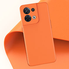 Handyhülle Hülle Luxus Leder Schutzhülle GS3 für Oppo Reno9 5G Orange