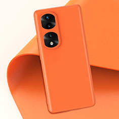 Handyhülle Hülle Luxus Leder Schutzhülle GS4 für Huawei Honor 70 Pro 5G Orange