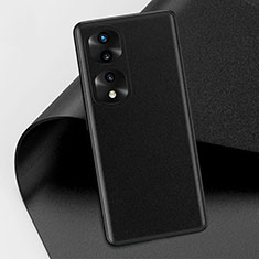 Handyhülle Hülle Luxus Leder Schutzhülle GS4 für Huawei Honor 70 Pro+ Plus 5G Schwarz