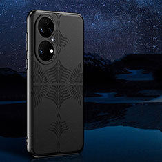 Handyhülle Hülle Luxus Leder Schutzhülle GS4 für Huawei P50 Pro Schwarz