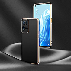 Handyhülle Hülle Luxus Leder Schutzhülle GS4 für Oppo Reno7 Pro 5G Schwarz