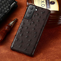 Handyhülle Hülle Luxus Leder Schutzhülle HP1 für Samsung Galaxy S23 Plus 5G Braun