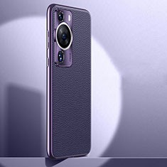 Handyhülle Hülle Luxus Leder Schutzhülle JB1 für Huawei P60 Pro Violett