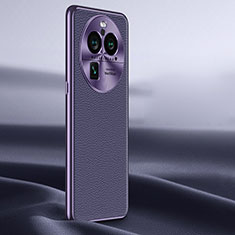 Handyhülle Hülle Luxus Leder Schutzhülle JB1 für Oppo Find X6 Pro 5G Violett