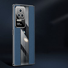 Handyhülle Hülle Luxus Leder Schutzhülle JB1 für Xiaomi Poco F4 5G Blau