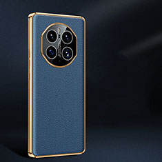 Handyhülle Hülle Luxus Leder Schutzhülle JB2 für Huawei Mate 50 Pro Blau