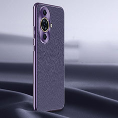 Handyhülle Hülle Luxus Leder Schutzhülle JB2 für Huawei Nova 11 Pro Violett