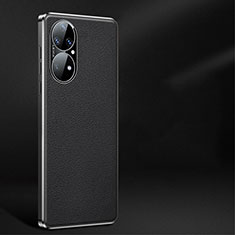 Handyhülle Hülle Luxus Leder Schutzhülle JB2 für Huawei P50 Pro Schwarz