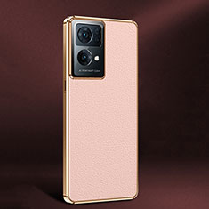 Handyhülle Hülle Luxus Leder Schutzhülle JB2 für Oppo Reno7 Pro 5G Rosa