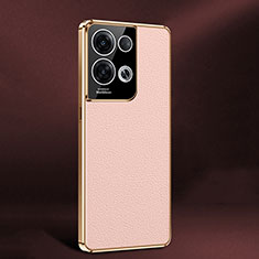 Handyhülle Hülle Luxus Leder Schutzhülle JB2 für Oppo Reno9 Pro+ Plus 5G Rosa