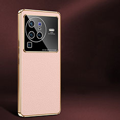 Handyhülle Hülle Luxus Leder Schutzhülle JB2 für Vivo X80 Pro 5G Rosa
