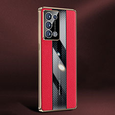 Handyhülle Hülle Luxus Leder Schutzhülle JB3 für Oppo Reno6 Pro 5G Rot
