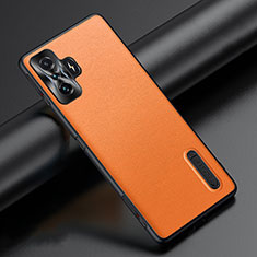 Handyhülle Hülle Luxus Leder Schutzhülle JB3 für Xiaomi Poco F4 GT 5G Orange