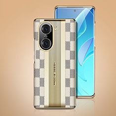 Handyhülle Hülle Luxus Leder Schutzhülle JB4 für Huawei Honor 60 5G Weiß