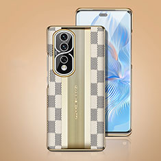 Handyhülle Hülle Luxus Leder Schutzhülle JB4 für Huawei Honor 80 Pro Flat 5G Weiß