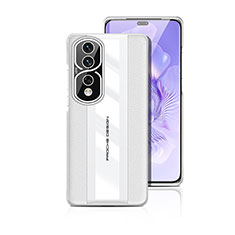 Handyhülle Hülle Luxus Leder Schutzhülle JB5 für Huawei Honor 80 Pro Flat 5G Weiß