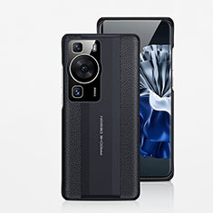 Handyhülle Hülle Luxus Leder Schutzhülle JB5 für Huawei P60 Pro Schwarz